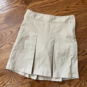 Cat & Jack girls khaki uniform skort